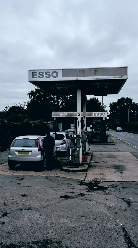 Sodium Wash applied to Petrol station