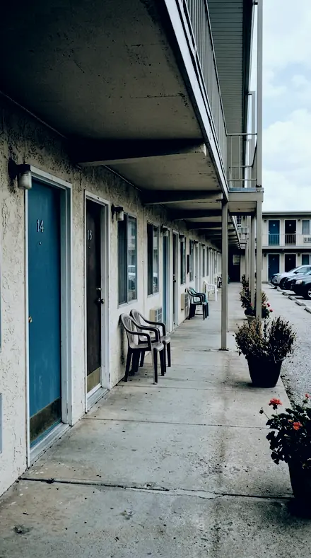 Vapour Cast applied to Motel door
