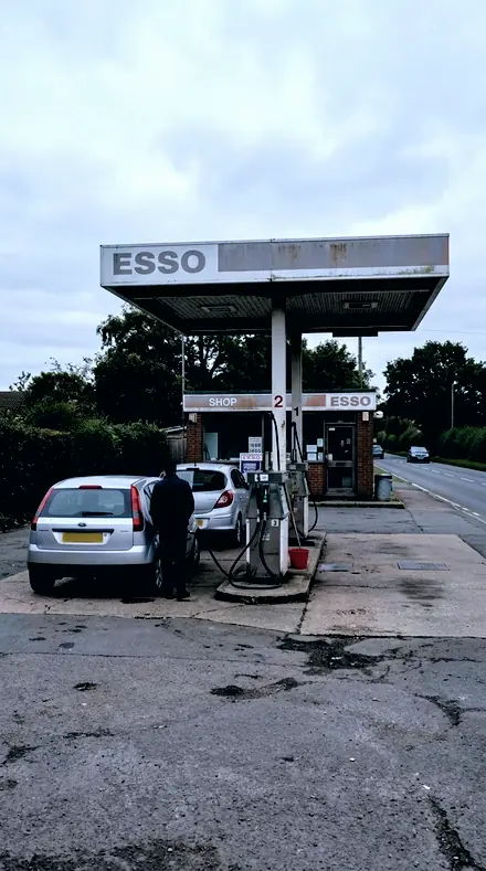 Edge Wash applied to Petrol station