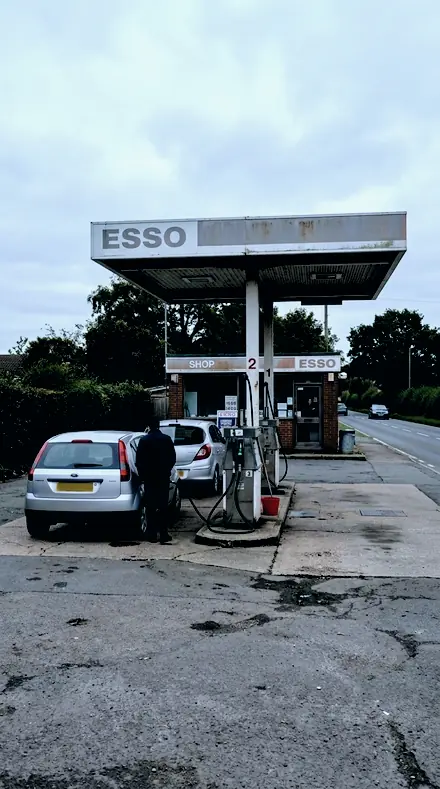 Glow Floor applied to Petrol station