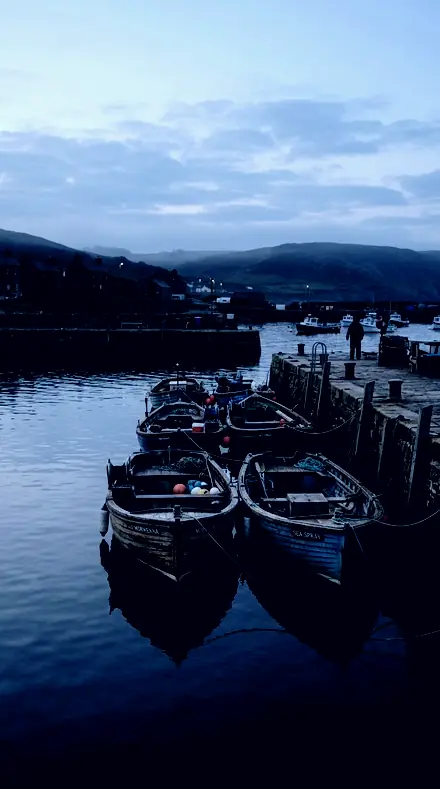 Amber Wash applied to Harbour boats