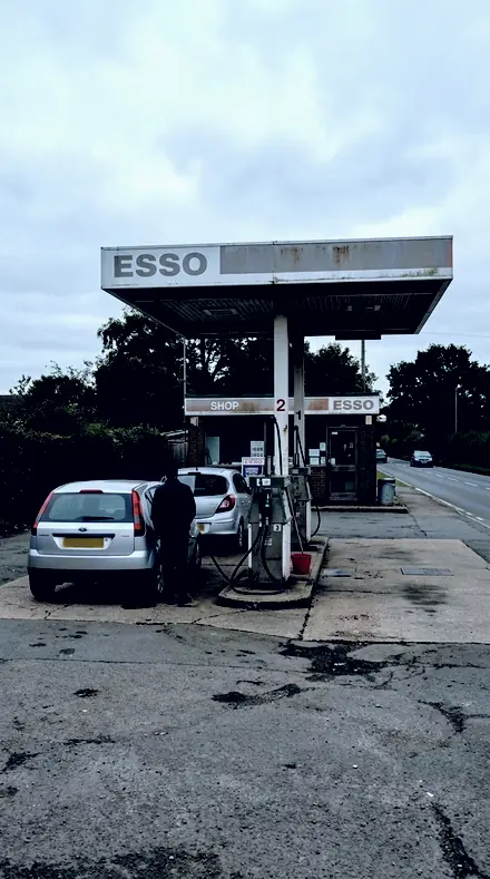 Amber Wash applied to Petrol station