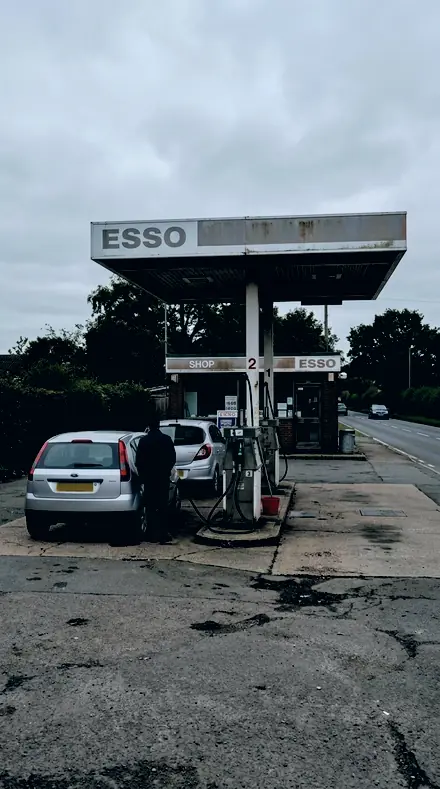 Copper Wash applied to Petrol station