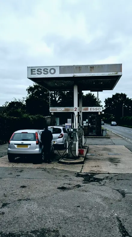 Spill Edge applied to Petrol station