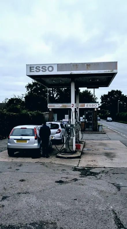 Suburb Sky applied to Petrol station