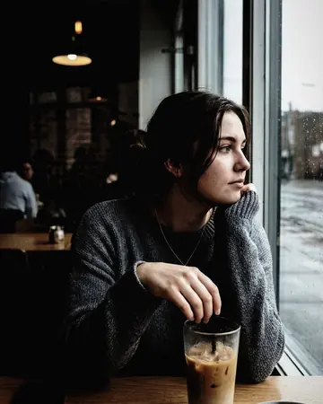 Cafe window, one tap later. With the Cinema Grade preset applied.
