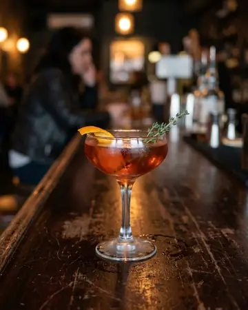 Cocktail bar. Photographed without a preset.