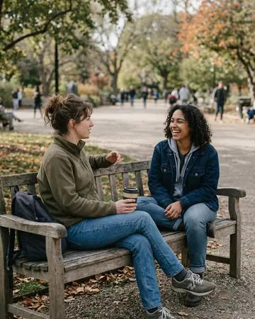 A bench and your people, suddenly a keeper. Photographed without a preset.