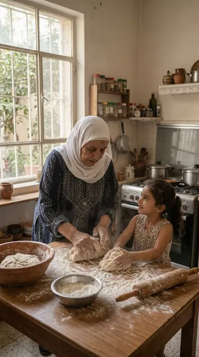 grandmother kitchen. Photographed without a preset.