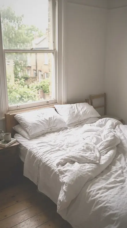 Toe Curl applied to Bed morning