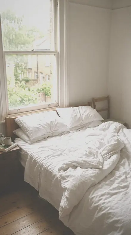 Studio Warmth applied to Bed morning