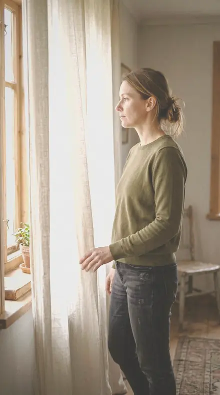 Curtain light. With the Downy Cheek preset applied.