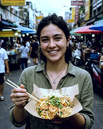 street food. With the Crossbath preset applied.
