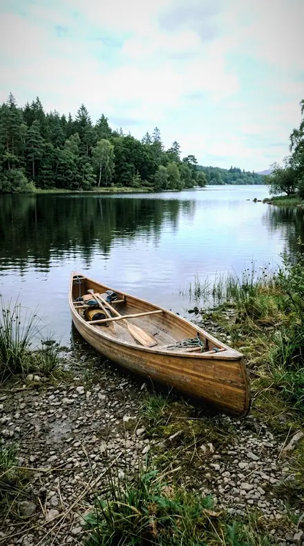 Curtain Fold applied to Lake canoe
