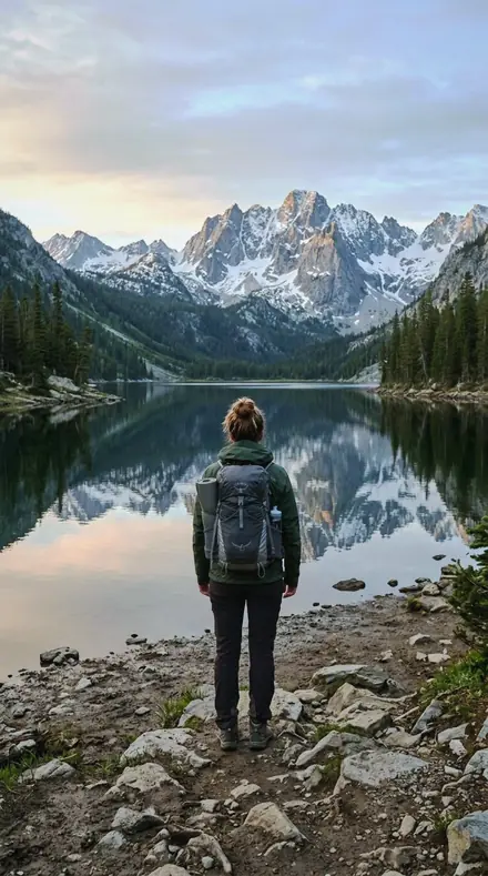 Substorm Arc applied to Mountain lake