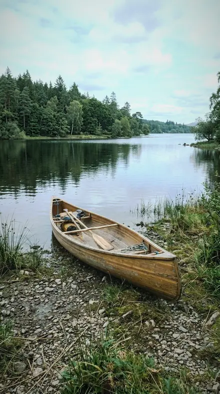 Jade Curtain applied to Lake canoe