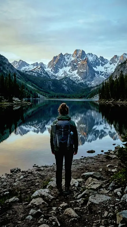 Ripple Sheet applied to Mountain lake