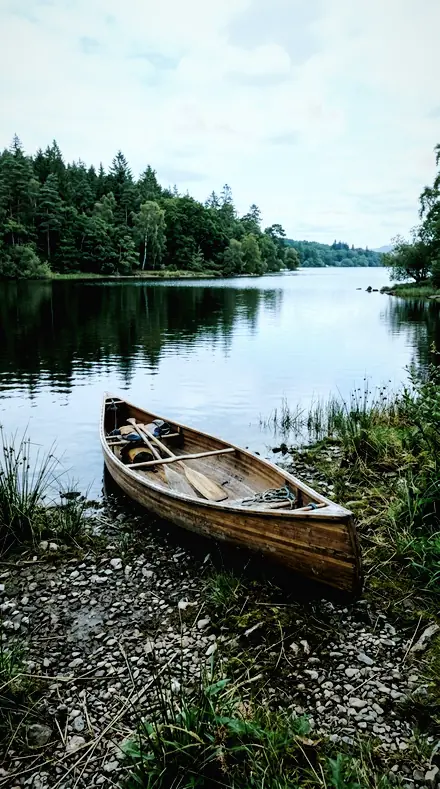 Silver Sheen applied to Lake canoe