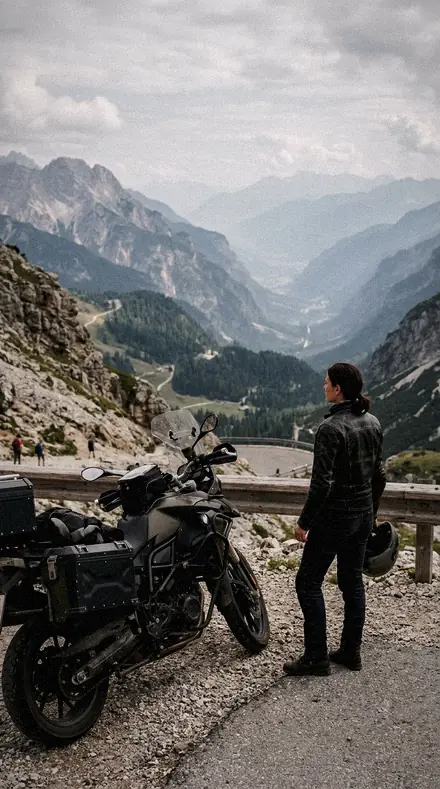 Baked Ground applied to Motorcycle pass