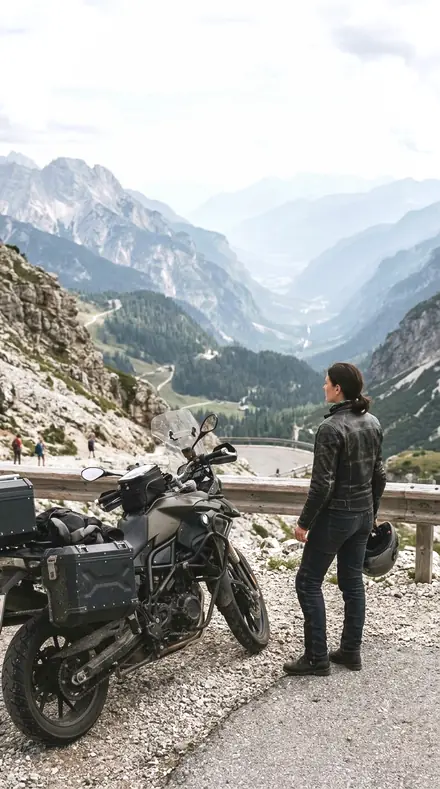 Corner Spill applied to Motorcycle pass