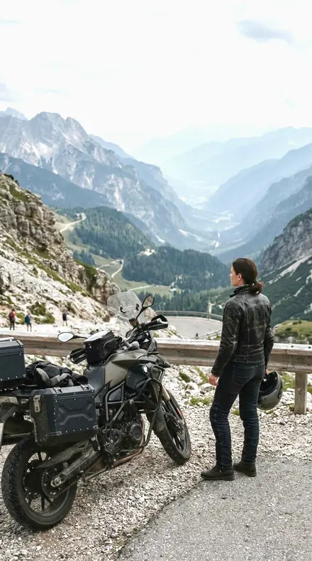 Clean Frame applied to Motorcycle pass