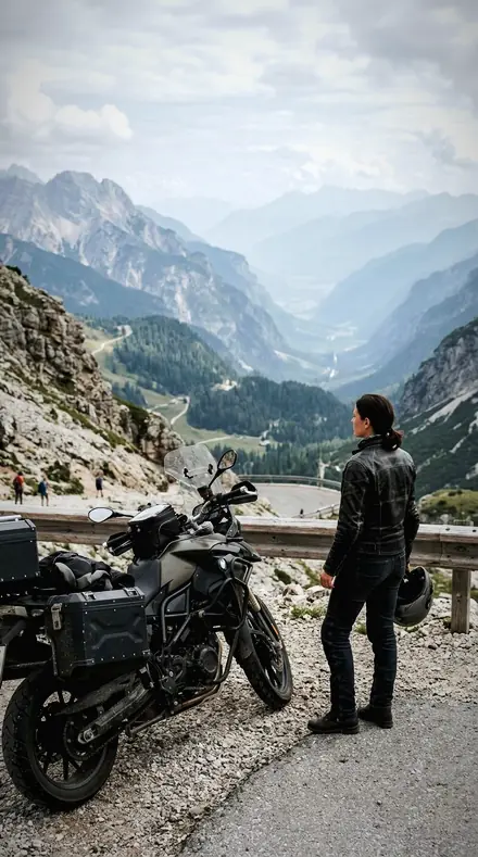 Knife Edge applied to Motorcycle pass