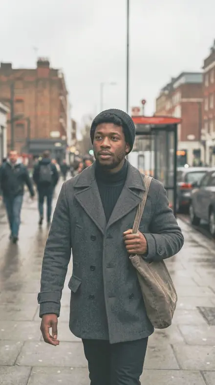 Second Chance applied to Street portrait black man
