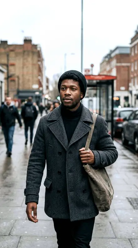 Common Sight applied to Street portrait black man