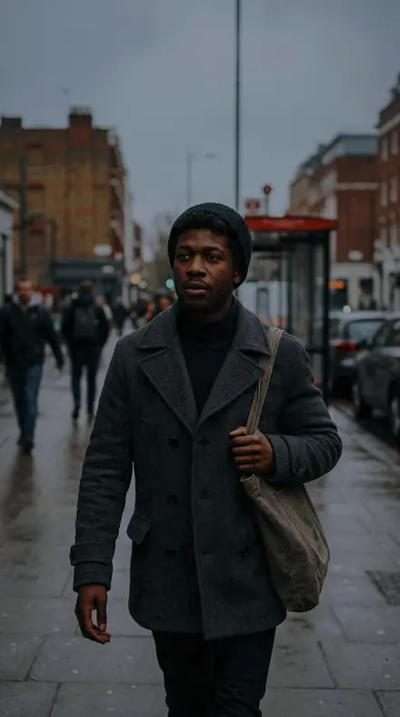 Nave Window applied to Street portrait black man
