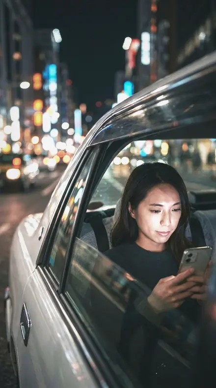 Smooth Tone applied to Taxi night window