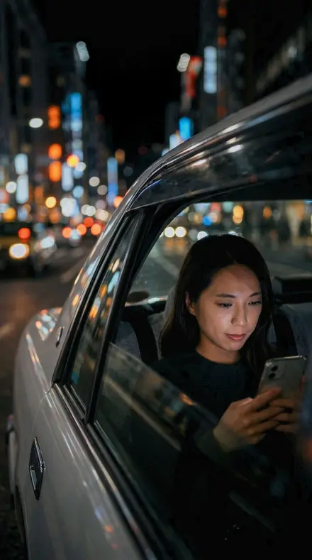 Overpass Curve applied to Taxi night window