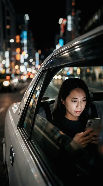 Broad Turn applied to Taxi night window