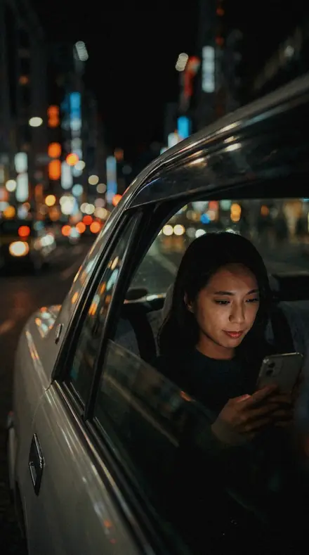 Flat Ground applied to Taxi night window