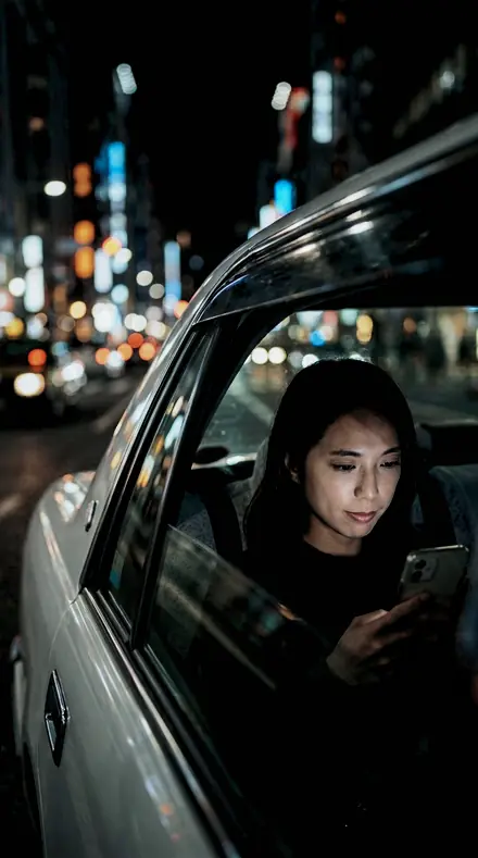 Holding Bay applied to Taxi night window