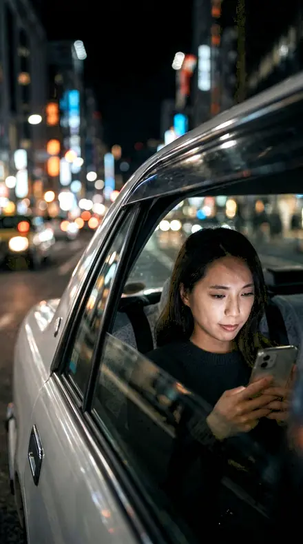 Common Sight applied to Taxi night window