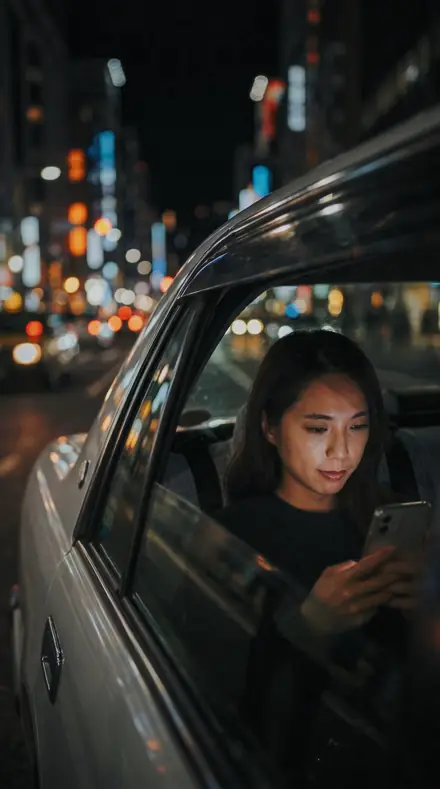 Cloud Break applied to Taxi night window