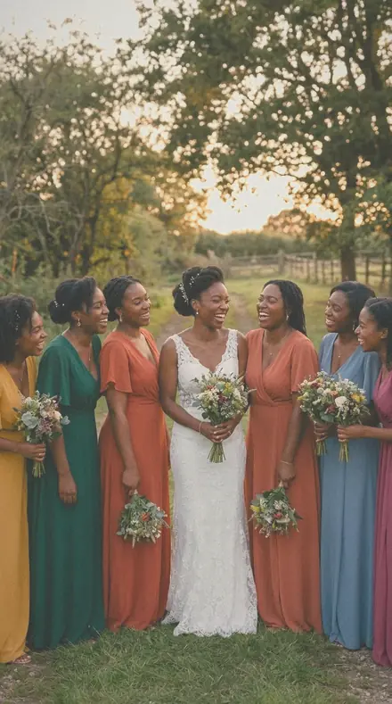 Dust Jacket applied to Bride laughing