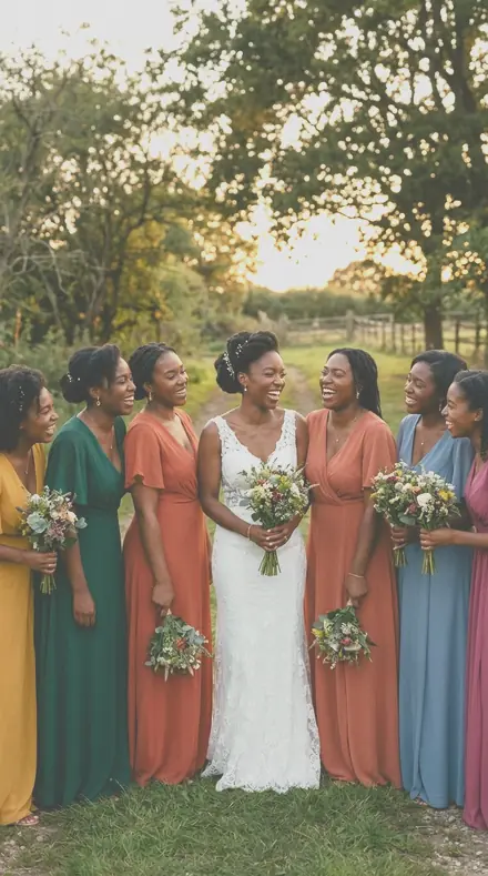 Torn Edge applied to Bride laughing