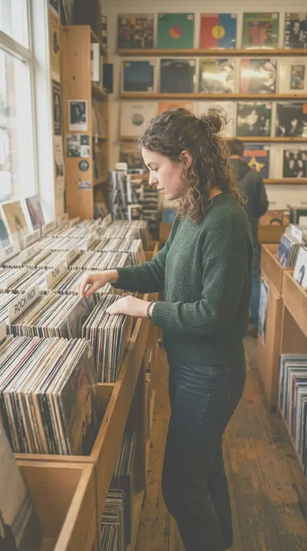 Torn Edge applied to Record shop