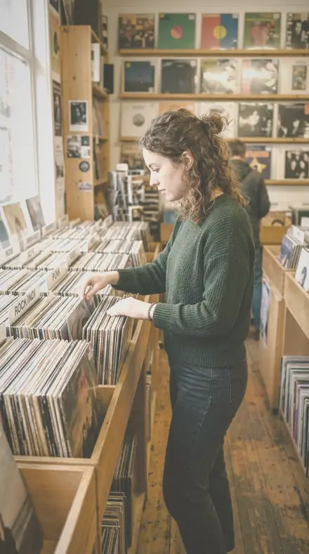 Basket Nest applied to Record shop