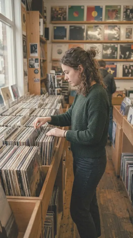 Antique Thread applied to Record shop
