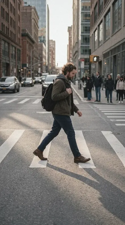 Bark Fissure applied to Street walk