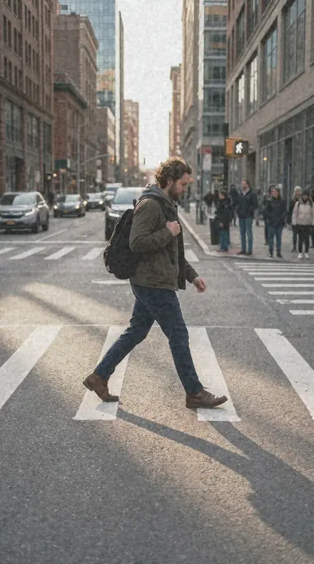 Utility Pole applied to Street walk