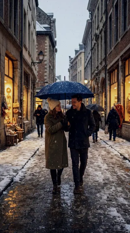 CS-07 Strobe Freeze applied to Snow street couple