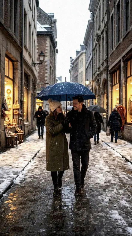 Vendor Stall applied to Snow street couple