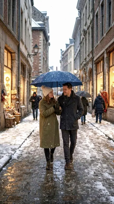 Even Skin applied to Snow street couple