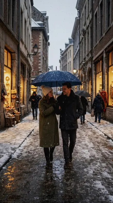 Diamond Grit applied to Snow street couple