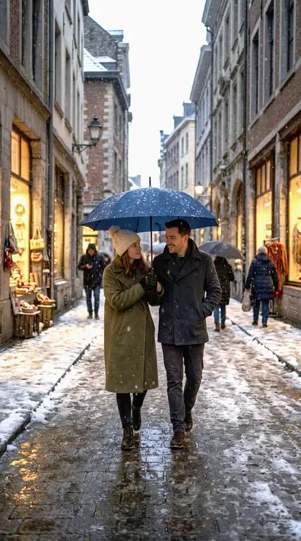 Toe Anchor applied to Snow street couple