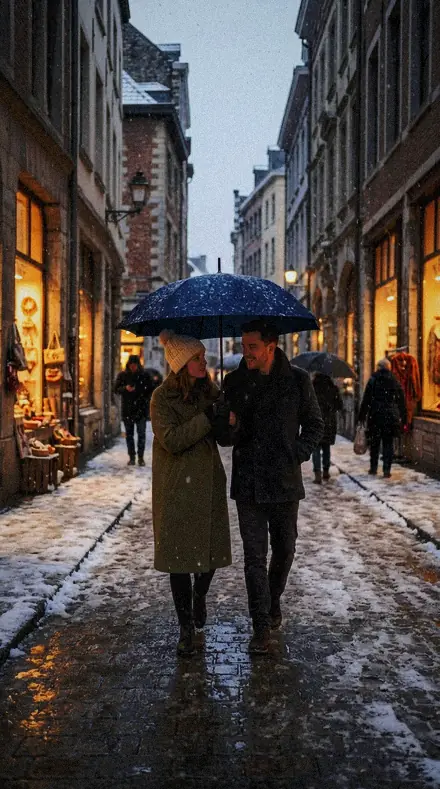 Treadmill Glow applied to Snow street couple