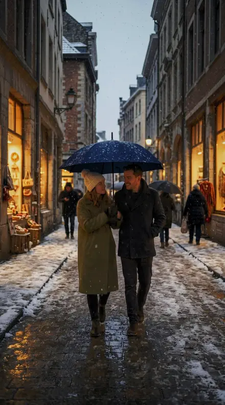 Feather Gap applied to Snow street couple